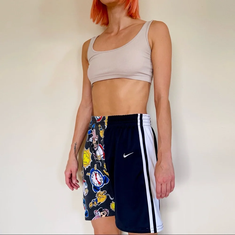 Vintage Mickey Mouse/Nike Half BasketBall Shorts - Picture 1 of 5